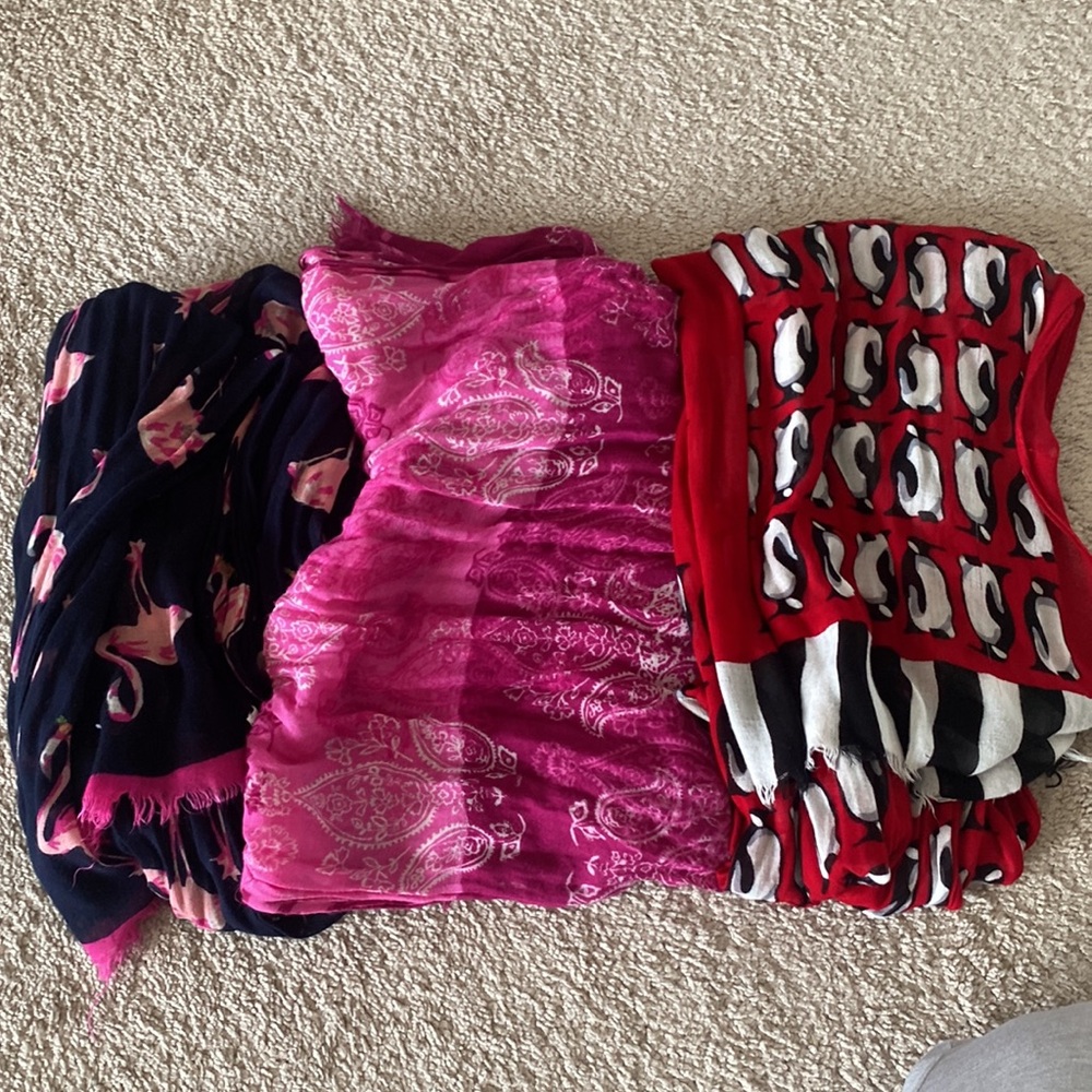 Bundle of 3 Vera bradley scarfs